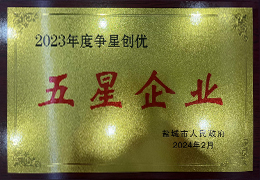 2023年度盐城市“五星企业”